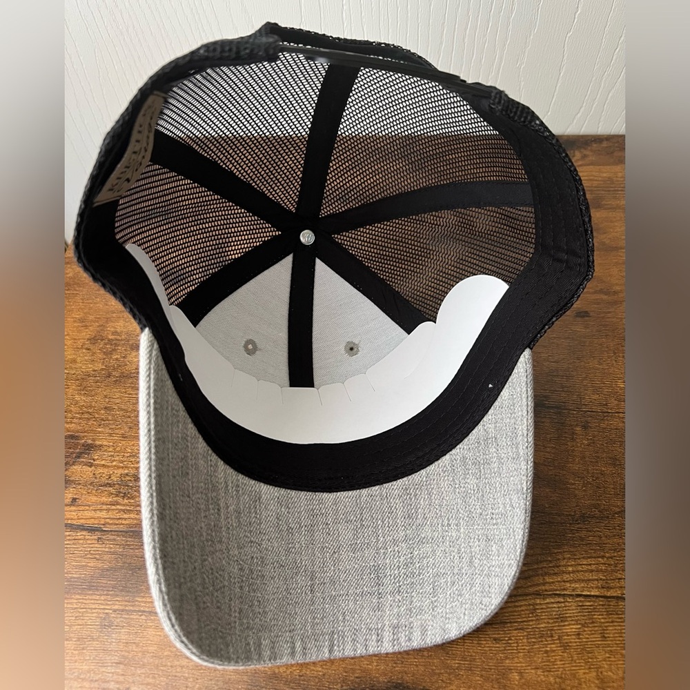 KBETHOS Grey Ridge Line Mesh Ballcap - Picture 6 of 7
